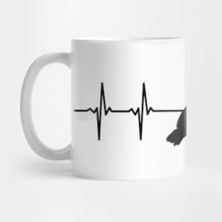 heart beat- bird Mug